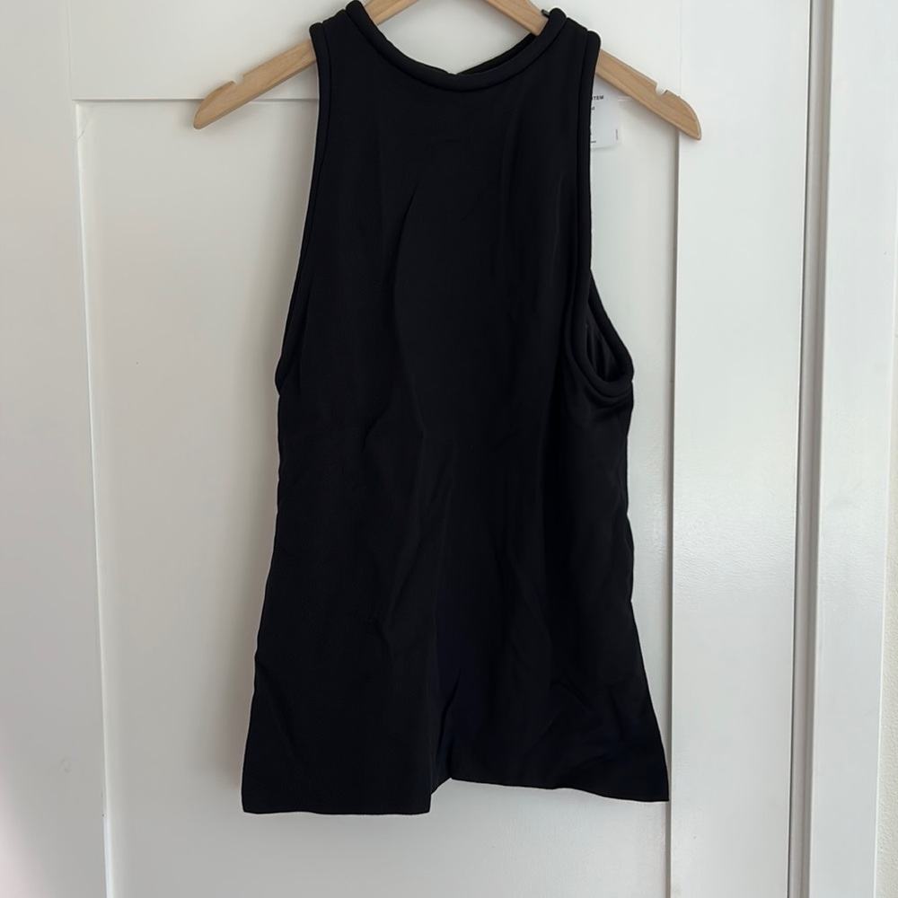 Brandon Maxwell black top size 6 used good condition
